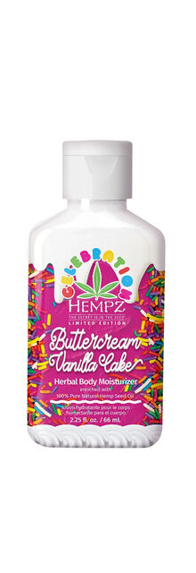 Hempz Limited Edition Mini Buttercream Vanilla Cake Herbal Body Moisturizer Hempz Limited Edition Mini Buttercream Vanilla Cake Herbal Body Moisturizer